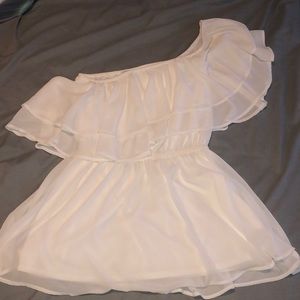 Show Me your MuMu one shoulder mini dress